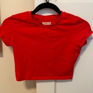 Aritzia TNA Crop Tee XXS